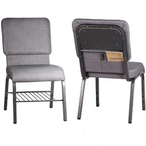 Ingrosso teatro ad incastro Auditorium imbottito sedia da chiesa a buon mercato in ferro impilabile scuola a casa ufficio - Product Image 1