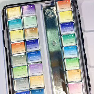 Directo de fábrica, juego de pintura de acuarela sólida de 36 colores, arte de artista de 3ml para papel, lienzo, vidrio para acuarela, pastel de Color sólido - Product Image 3