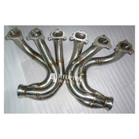 Header knalpot Turbo catback x-pipe dengan catalyst untuk Porsche 997 gt3