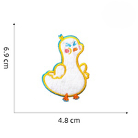 Patchs autocollants Willy en peluche brodés petit canard personnalisés en gros