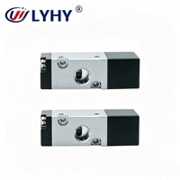Vanne solénoïde LYHY 3A série 100-300 à corps en aluminium, 3 ports, 2 positions, pour le contrôle de l'air des cylindres pneumatiques