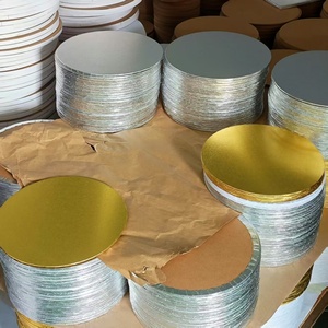 SunShine Wholesale Plateau à gâteau rond en carton ondulé de 12 mm, base de gâteau, plateau de présentation - Product Image 6