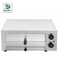 Horno Eléctrico de Mesa para Pizza de 12 Pulgadas, de Acero Inoxidable, Calentamiento Rápido, Alta Temperatura