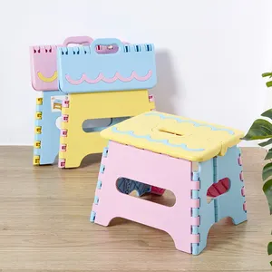 Hot Sale Baby Kids Children Toilet Step Stools Portable Toddler Chair Plastic Kid Folding Step Stool
