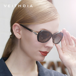 Veithdia – lunettes de soleil polarisées pour femmes, verres UV400 TAC, monture en plastique et métal, lunettes de conduite à la mode, 3170 - Product Image 3