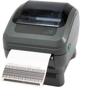 Impressora de etiquetas de código de barras térmica direta para Zebra ZP450 0201 0000A, impressora de código de barras de mesa com fita de 4 polegadas, original para Zebra