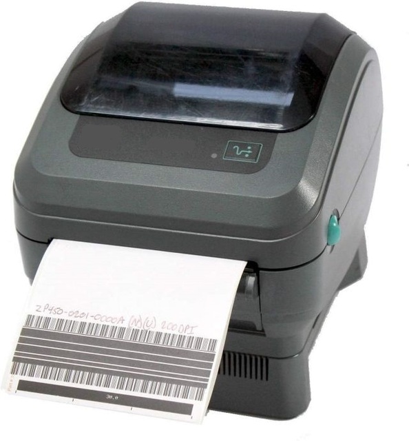Compatible for ZP450 0201 0000A Direct Thermal Barcode Label Printer 4 Inch Ribbon Desktop Barcode Printer