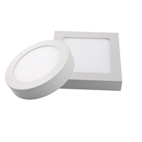 Plafonnier LED ultra-plat pour surface, luminaire commercial intérieur pour supermarché, bureau, hôpital