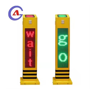 Nuevas Luces de Tráfico para Cruces Peatonales con Sistema de Advertencia para Peatones, Balizas Infrarrojas con Sensor de Rejilla y Alerta Audible - Product Image 1