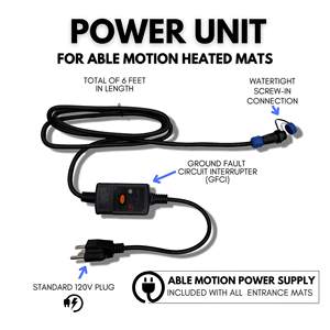 Lawn with Power Supply 120 Volt Garden Non-Slip Snow-Melting <b>Mats</b> Outdoors <b>Patio</b>,Snow and Ice Melting Walkway <b>Mat</b> - Product Image 4