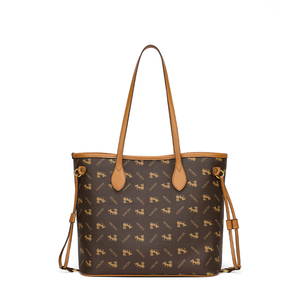 กระเป๋าโท้ทสะพายข้างหนัง PU ดีไซน์เนอร์กระเป๋าถือหรูหราสำหรับผู้หญิงสไตล์แฟชั่นขายส่ง - Product Image 1