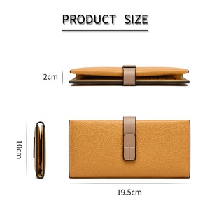 2026 Neue Multifunktionale Damen-Geldbörse Ultraflache Clutch Lange Damen-Brieftasche Modische Damen-Kartenbörse - Product Image 3