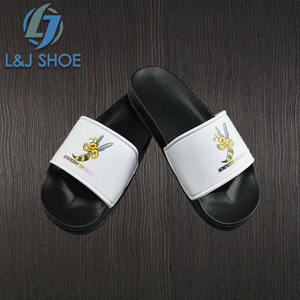 Мужские шлепанцы L&J: модные сандалии-слайды, OEM-производство, доступен индивидуальный заказ с логотипом, шлепанцы-слайды с печатным логотипом для мужчин - Product Image 1
