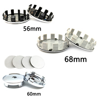 7 pièces 74mm 82mm 45mm 56mm 60mm 68mm pour BMW : capuchons de moyeu de roue avant et arrière, emblèmes de volant et logos de voiture