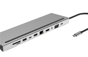 11ใน1 USB Type C ฮับอะแดปเตอร์แล็ปท็อป Docking Station พร้อม HDM VGA RJ45 PD Thunderbolt เข้ากันได้กับ MacBook สำหรับ <span class=keywords><strong>HP</strong></span> สำหรับ Lenovo - Product Image 3
