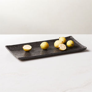 Food Breakfast Lunch Dinner Wholesale Decorative <b>Black</b> Powder Coated <b>Serving</b> <b>Trays</b> Home Decor & Kitchen Use - Product Image 3