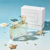 Ensemble d'emballage cosmétique personnalisé pour parfum, comprenant un flacon vaporisateur à fine brume et une boîte cadeau en papier de luxe pour l'emballage de vente au détail