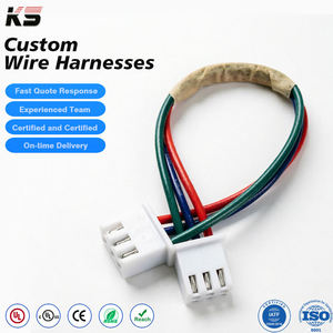 Custom XH2.5mm Pitch 3P Both End Connector Wire Harness <b>Cable</b> Assembly with Harness - Product Image 1