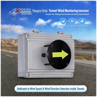Sensor Ultrasónico de Velocidad y Dirección del Viento Ambiental para Sistemas de Ventilación e Iluminación con Protocolo ModBus RS 485 4-20