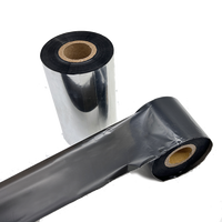 Pita Resin Lilin 110mm 450m Tahan Lama Pita Transfer Termal Industri Kompatibel dengan Printer Dot Matrix HP Canon