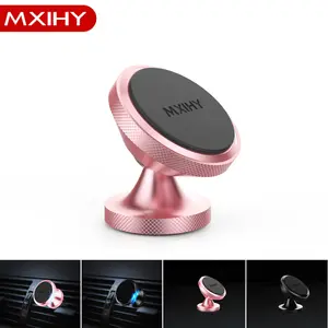360 Magnetic Car Phone Holder Mini Stand Cell Phone Magnet Mount Car Holder For IPhone Samsung