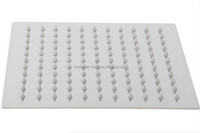Pommeau de douche mural carré rotatif rétractable ultra-mince en acier inoxydable de 12 pouces, écologique, effet pluie, qualité supérieure