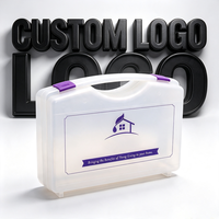 U-S004 13" OEM Custom Lightweight High Impact PP Hard Plastic Electronic Instrument Storage Case with Buckle Closure