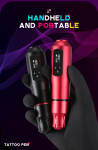 Set Profesional de Máquina de Tatuar Inalámbrica, Kit Completo de Arte Corporal con Pluma Rotatoria, Agujas y Accesorios para Uso Profesional - Product Image 5