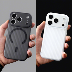 TPU Corrugated Durable <b>Camera</b> Cover Protect Full Wrap Protection <b>Magnetic</b> Shockproof Mobile Phone Cases For iPhone 17 Pro Max - Product Image 4