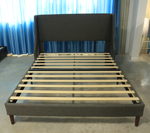 Kainice telaio <span class=keywords><strong>letto</strong></span> singolo o <span class=keywords><strong>matrimoniale</strong></span> personalizzato con moderna <span class=keywords><strong>testiera</strong></span> <span class=keywords><strong>in</strong></span> <span class=keywords><strong>tessuto</strong></span> grigio disegni <span class=keywords><strong>letto</strong></span> <span class=keywords><strong>in</strong></span> legno <span class=keywords><strong>per</strong></span> letti da camera da <span class=keywords><strong>letto</strong></span> con fondine - Product Image 3