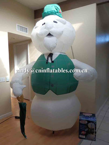 Giáng Sinh <span class=keywords><strong>GEMMY</strong></span> 8 '<span class=keywords><strong>INFLATABLE</strong></span> RUDOLPH Đỏ Mũi Tuần Lộc SAM Người Tuyết BURL IVES - Product Image 4