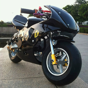 Minimoto de Carreras Todoterreno de 49 cc y 2 Tiempos, Monocilíndrica, Refrigerada por Aire, Velocidad Máxima 50 km/h, 2 Faros Delanteros, para Adultos y Niños - Product Image 3