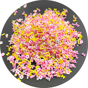 10gピンクボウアイスクリームアイスキャンディークレイスライスかわいい粘土スプリンクルDIY工芸用スライム充填ネイルアートアクセサリー - Product Image 6