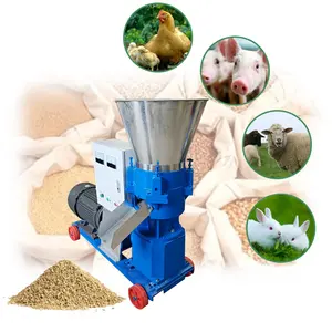 Small Pig Fish Poultry Feed Pallet Pellet Making Machine Chicken Mill Palletizer Livestock Animal Feed Pellet