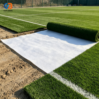 Tissu géotextile non tissé robuste 110 g/m² à bas prix en fibres coupées pour la construction routière, le drainage, la filtration et la séparation des sols