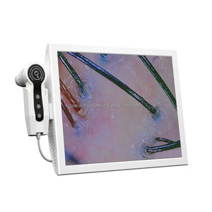 Profession eller 15-Zoll-Bildschirm HD-Kopfhaut-Haar detektor/Haut analyze für Schönheits salon/Heimgebrauch 50/200 Mal Objektiv - Product Image 3