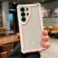 Étui de téléphone anti-chute à quatre coins avec protection double en un, robuste et luxueux, étui de téléphone Samsung S26 Ultra/A56 en PC et TPU