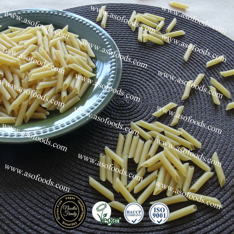 Поставщик penne rigate, короткая сертифицированная паста BRC IFS, Органическая веганская