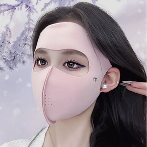 เฟซคินิ หน้ากากกันความร้อน สีน้ำตาล สำหรับทุกเพศ อุ่นสบาย ระบายอากาศได้ดี ฤดูหนาว ฤดูใบไม้ผลิ ฤดูใบไม้ร่วง ไนลอน ลายตัวอักษร - Product Image 2