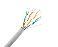 Câble réseau torsadé Cat5e 24AWG CCA/BC UTP/FTP/SFTP, prix usine, chaque paire torsadée, 100m/305m/rouleau, emballage neutre