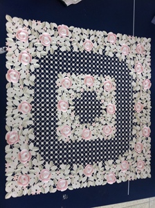 <span class=keywords><strong>Tovaglia</strong></span> Quadrata 36x36" in Poliestere/Cotone Non Tessuto, Ricamata, <span class=keywords><strong>Beige</strong></span>, Usa e Getta - Product Image 4