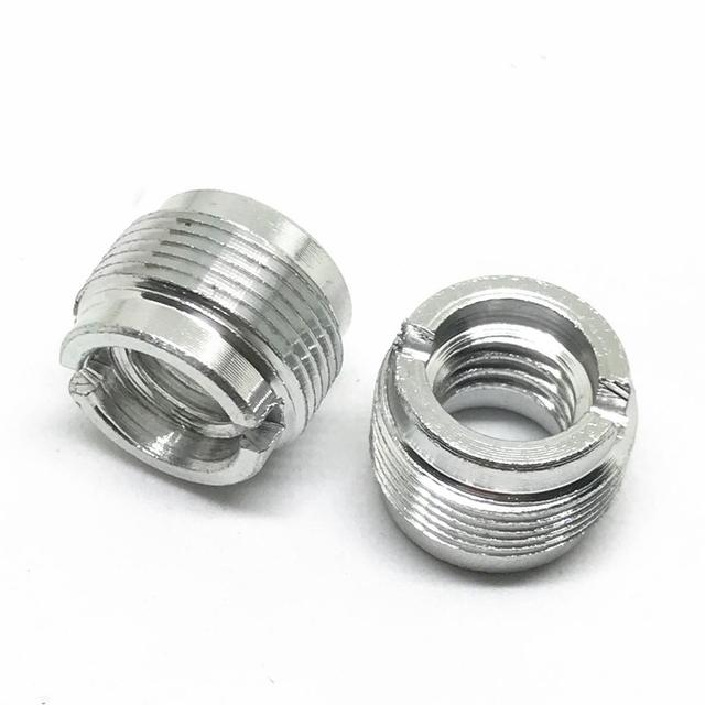Jingying Microphone Stand Clips Mic Stand Holder 3/8 Female to 5/8 Male Screw Adapter Converter