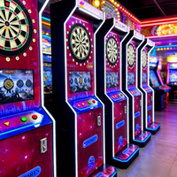 Machine de jeu d'arcade commerciale à monnayeur avec support en anglais, construction en métal et verre trempé, garantie 1 an pour le divertissement