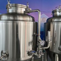 Mini cuve de fermentation de brasserie 150L à la maison avec fermenteur en acier inoxydable 304 équipement de bière pour système de brassage de bière