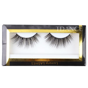 Boîtes d'emballage personnalisées OEM/ODM en gros, faux cils en vison synthétique, faits à la main, PBT coréen, <span class=keywords><strong>bande</strong></span> en coton noir 3D - Product Image 6