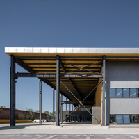 Estructura de acero ligera prefabricada para gimnasio de gran envergadura