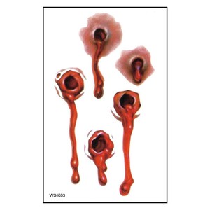 Disegni tatuaggio Stencil Template Body Art personalizzato aerografo Stencil personalizzato tatuaggi temporanei adesivo <span class=keywords><strong>stella</strong></span> in colore nero 0.2G - Product Image 3