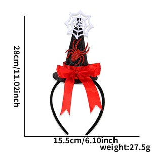 Nouveau serre-tête de sorcière pour performance d'Halloween, serre-tête de sorcière de dessin animé, serre-tête de sorcière pour jeu de rôle COS - Product Image 6