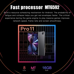 En çok satan Pro 11 3G <span class=keywords><strong>MTK</strong></span> Octa çekirdek <span class=keywords><strong>Android</strong></span> Tablet PC 10.1 "1GB + 16GB 4000mAh pil - Product Image 6