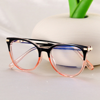 82162 Nouvelles Lunettes Optiques Anti-Lumière Bleue Monture Œil de Chat Mignonne pour Femmes Brillantes Colorées Tendance Logo Personnalisé 2026